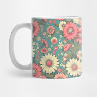 Pink Flowers Mug